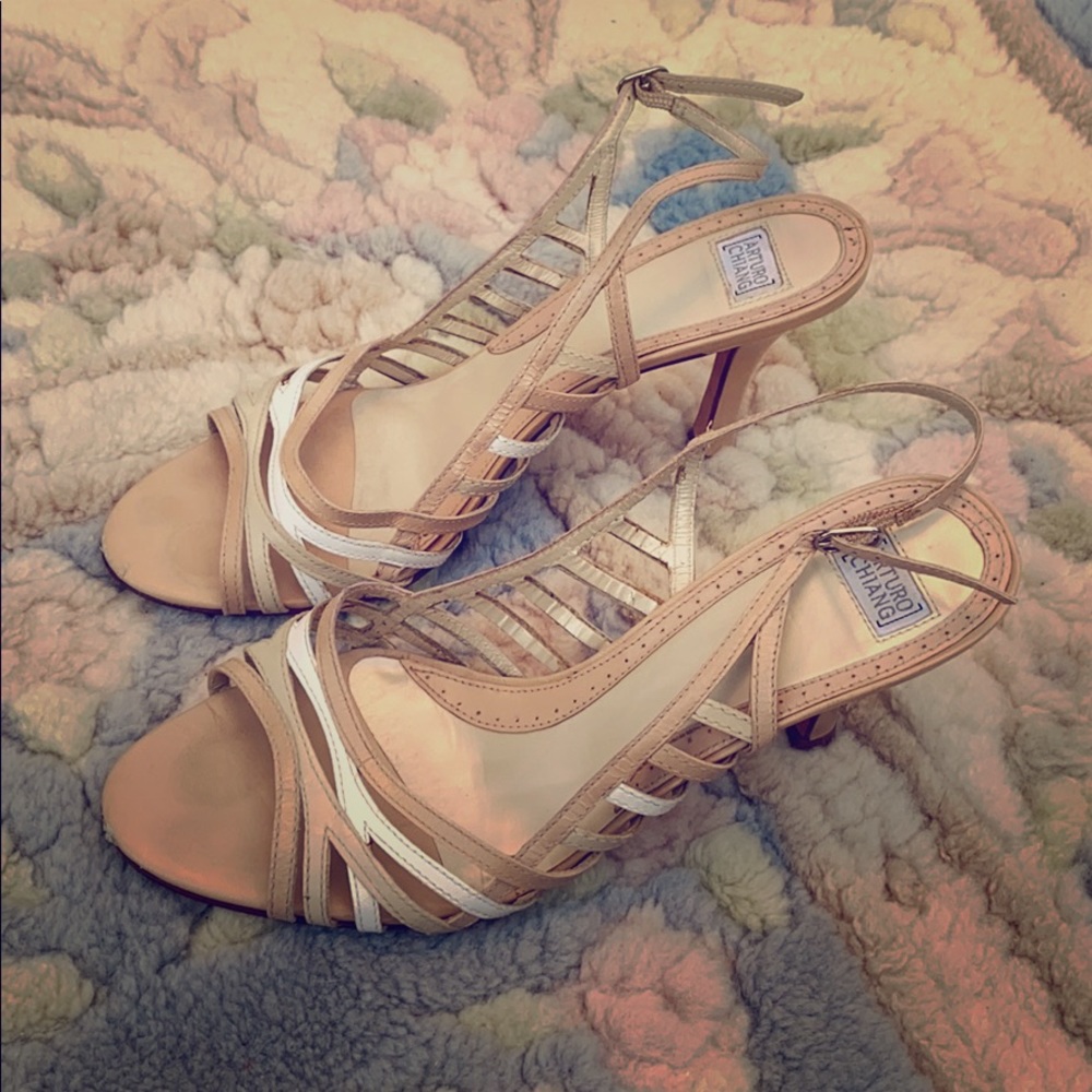 Arturo Chiang nude sandals